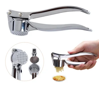 Garlic Press Crusher Mincer Kitchen Stainless Steel Garlic Smasher Squeezer