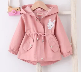 1-7 Years Baby Girls Jacket Spring And Autumn Casual Windbreaker Kids Outerwear