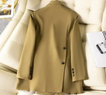 Spring Autumn Women Blazer Pure Colour Long Sleeve Solid Casual Ladies